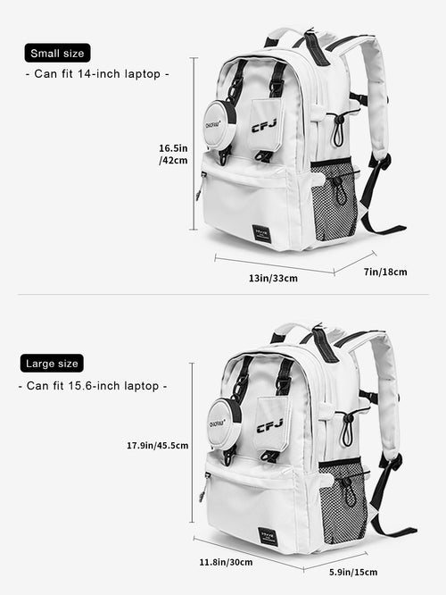 chaofanji®  Lightweight Large Capacity School Backpack for Work & Study