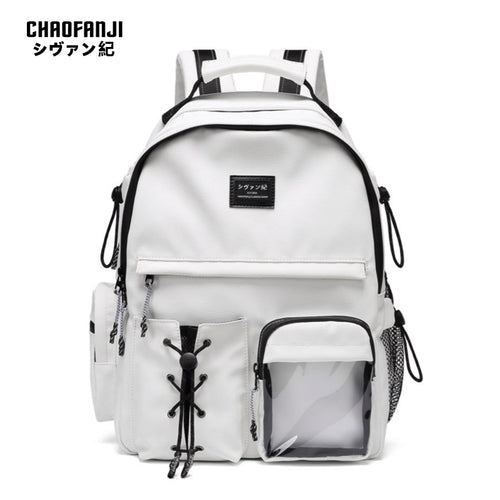CHAOFANJI Minimalist Trendy Casual Backpack for College Girls & High School Boys | Stylish School Bag
