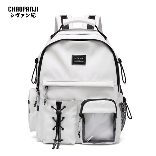 CHAOFANJI Minimalist Trendy Casual Backpack for College Girls & High School Boys | Stylish School Bag