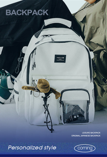 CHAOFANJI Minimalist Trendy Casual Backpack for College Girls & High School Boys | Stylish School Bag