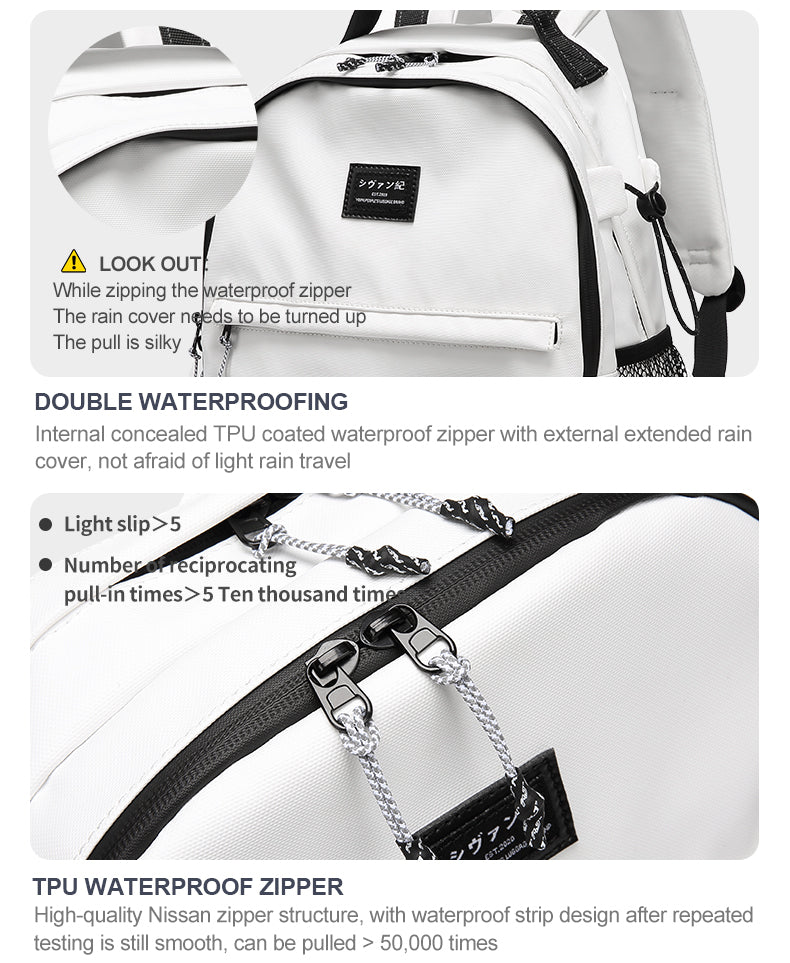 CHAOFANJI Minimalist Trendy Casual Backpack for College Girls & High School Boys | Stylish School Bag
