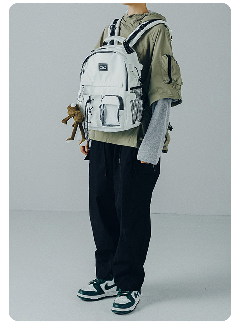 CHAOFANJI Minimalist Trendy Casual Backpack for College Girls & High School Boys | Stylish School Bag